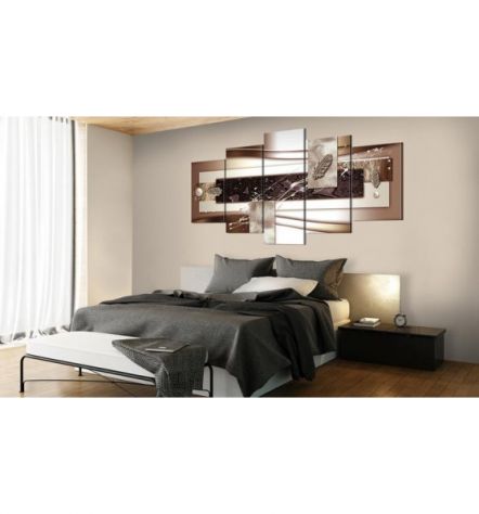 Quadro Raffinato Beige Cm.100x50 E 200x100 ARREDALACASA - Foto 2