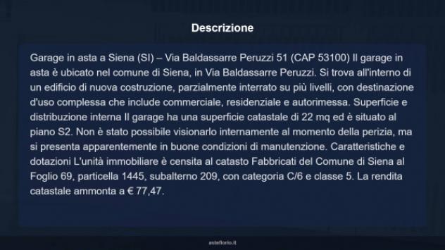 Immobile in asta di 22 m² in vendita a Siena - Foto 9