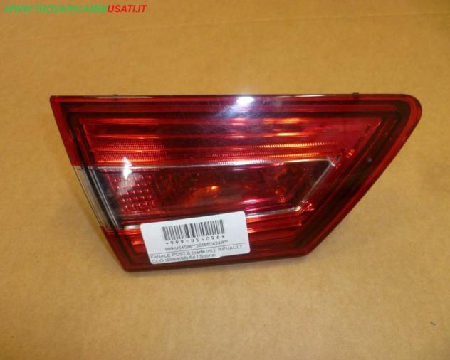 FANALE POST.S.(parte int.) RENAULT CLIO (B98/K98) 5p / Sporter Parti elettriche Fanaleria Fanali Fanale post. sx. RENAULT - CLIO IV 3/5P E SPORTER