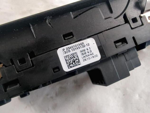 254010146R GRUPPO DI COMANDO ALZA-VETRI ALZA-CRISTALLI PORTA ANTERIORE SINISTRA, COMANDO REGOLAZIONE RETROVISORI ELETTRICI RENAULT CLIO 1.0 G 74KW 5M - Foto 5