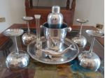 Kit Completo Da Bar Vintage 8 Pezzi tutto Inox Italiano Anni 70/80