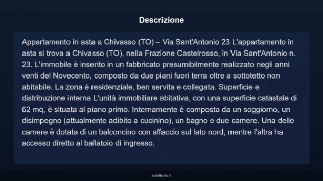 Immobile in asta di 75 m² in vendita a Chivasso - Foto 3