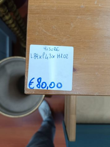 Cassettiera in Legno Azzurra – 25188 - Foto 2