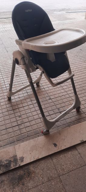 Seggiolone per bambini,PEG PEREGO regolabile in altezza, dotato di vassoio - Foto 2