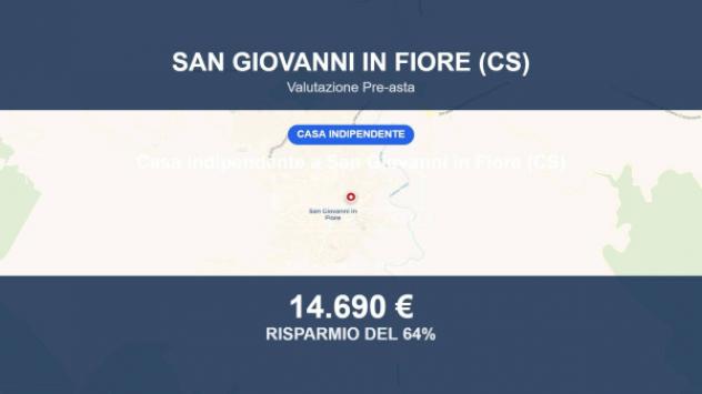 Immobile in asta di 75 m², box auto in vendita a San Giovanni in Fiore