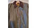 Barbour Beaufort verde ORIGINALE + pelliccia come NUOVO e cerato!