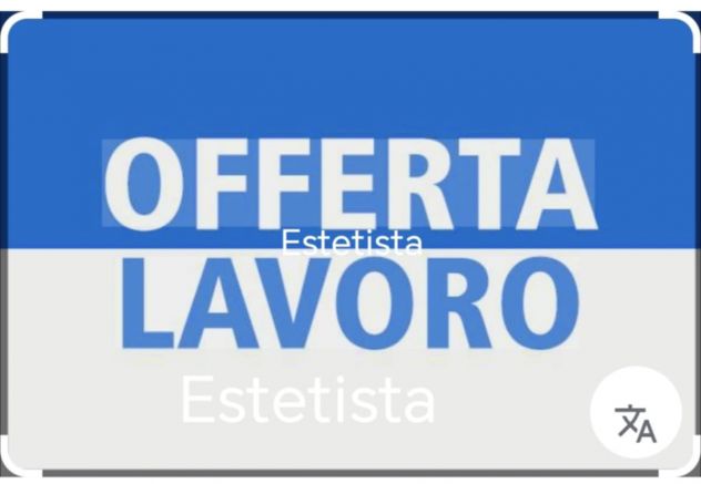 ESTETISTA O MASSAGGIATRICE ANCHE CON POCA ESPERIENZA NEI MASSAGGI BERGAMO