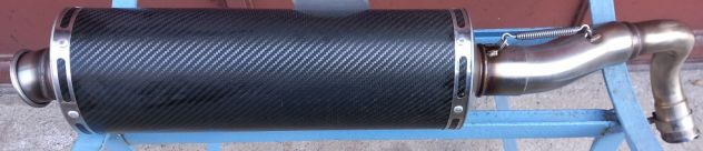 Marmitta MIVV completa usata ben tenuta per HONDA HORNET PC34 1998-'01-PC36 '02