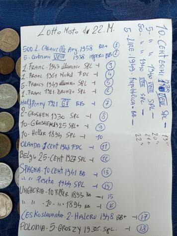 lotto misto 22 monete - Foto 3