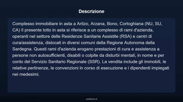 Immobile in asta di 26441 m² in vendita a Aritzo - Foto 4