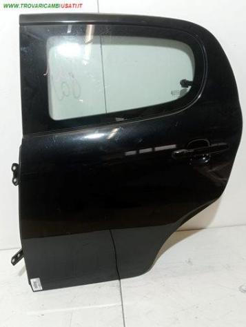 PORTA POST. SX CON SE E VETRO A COMPASSO NERO MET. 999-U1310845 Carrozzeria  Lamierati esterni  Porte  Porta post. sx. CITROEN - C1 II - 2014 , PEUGEO
