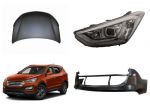 Hyundai Santa Fe cofano parafango fanale radiatore 2012 13 14 15 16 17 18