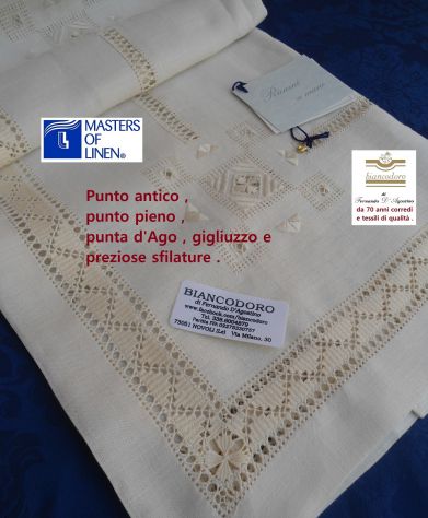 centri quadrati - tovaglie ricamo a mano 3 modelli - Foto 10