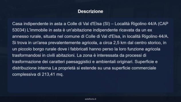 Immobile in asta di 213 m² in vendita a Colle di Val d'Elsa - Foto 16