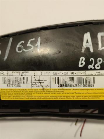 AIRBAG SEDILE DESTRO MERCEDES GLA Serie 2468603602 617773202 651930 (13) - Foto 2