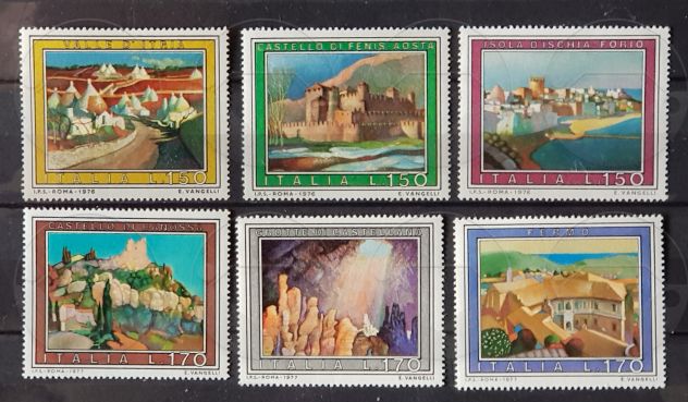 ITALIA francobolli serie: TURISMO 1974-1991 - Foto 2
