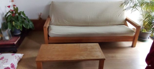 Divano Letto di 200 cm x 140 cm in legno di faggio naturale ON FUTON - Foto 10
