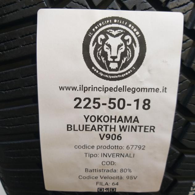 4 GOMME 225 50 18 YOKOHAMA A67792 - Foto 2