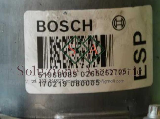 Alfa Mi.To 1.3 Multijet centralina gruppo ABS 51968089 - Foto 3