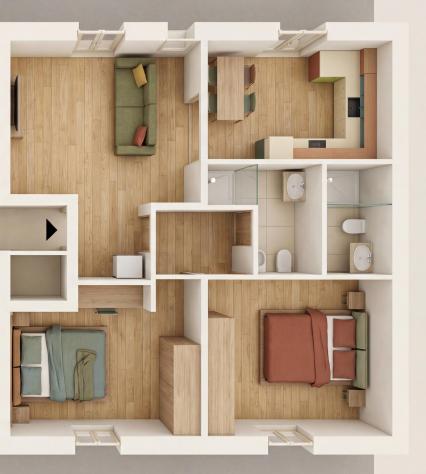 Appartamento in vendita a Poggibonsi 82 mq Rif: 1428098