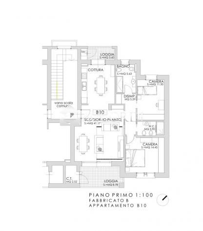 APPARTAMENTO di 5 vani e di 115 mq (SUSEGANA) rif. JS009_7 - Foto 13
