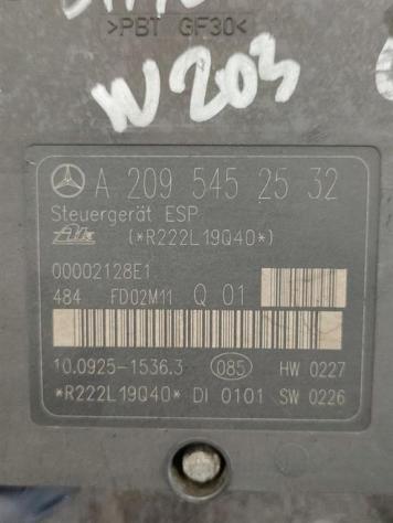CENTRALINA ABS MERCEDES Classe C Berlina W203 A2095452532 A2034310812 611962 diesel 2148 (0004) - Foto 4