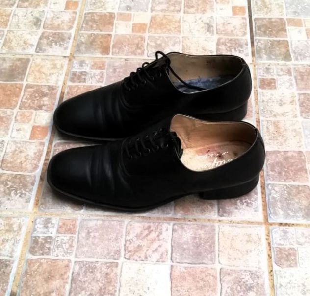 Scarpe Uomo Pelle e Cuoio- Made in Italy- Taglia 42,5 - Foto 2