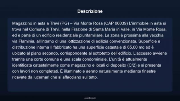 Immobile in asta di 65 m² in vendita a Trevi - Foto 4