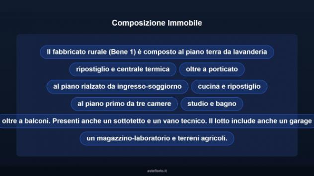 Immobile in asta di 185 m² con più di 5 locali e box auto in vendita a Ponte Buggianese - Foto 10