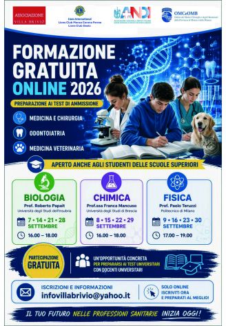 CORSO GRATUITO DI PREPARAZIONE AGLI ESAMI DEL SEMESTRE FILTRO per MEDICINA