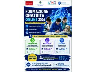 CORSO GRATUITO DI PREPARAZIONE AGLI ESAMI DEL SEMESTRE FILTRO per MEDICINA