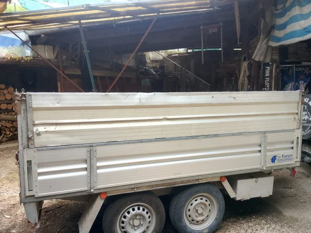 Rimorchio Doppio Asse Prima P 1300 con Centina - Foto 2