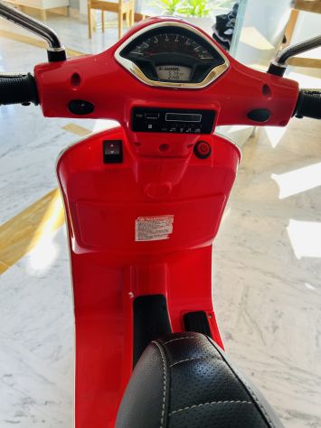 Vespa Moto Elettrica Rossa Bambini - Foto 2