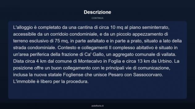 Immobile in asta di 87 m² in vendita a Montecalvo in Foglia - Foto 13