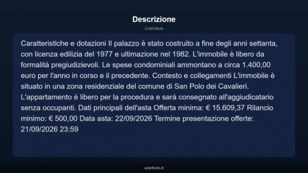 Immobile in asta di 50 m² in vendita a San Polo dei Cavalieri - Foto 9