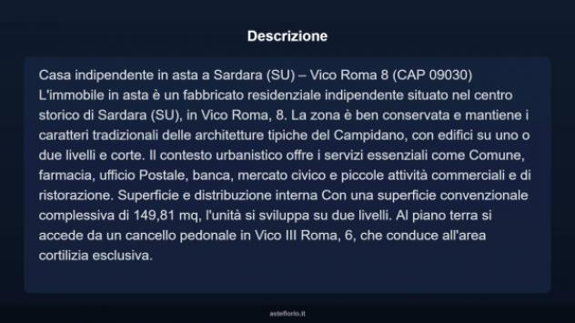 Immobile in asta di 149 m² con più di 5 locali in vendita a Sardara - Foto 5