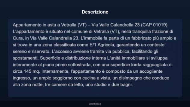 Immobile in asta di 145 m² in vendita a Vetralla - Foto 3
