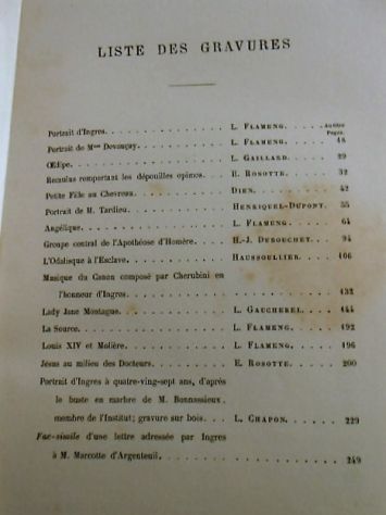 CHARLES BLANC INGRES sa vie et ses ouvrages,Paris 1870 - Foto 8