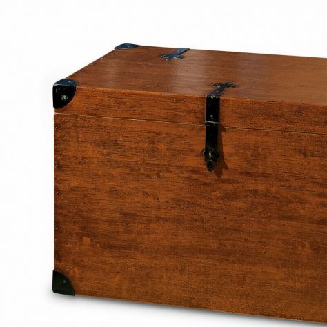 Baule in Legno Massello in Stile Arte Povera Nuovo cod 10400 - Foto 2