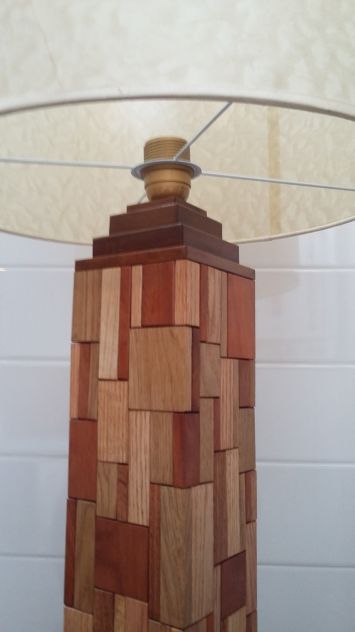 lampada piantana artigianale stelo - Foto 3
