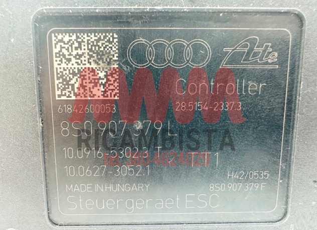8S0614517L Audi TT 2016 pompa ABS - Foto 2