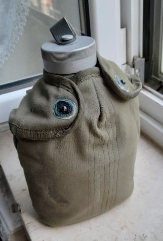 Borraccia militare con gavetta 21x16 - Foto 2