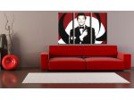 Quadro James Bond dipinto a mano pop art