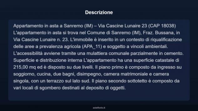 Immobile in asta di 215 m² con più di 5 locali in vendita a Sanremo - Foto 13