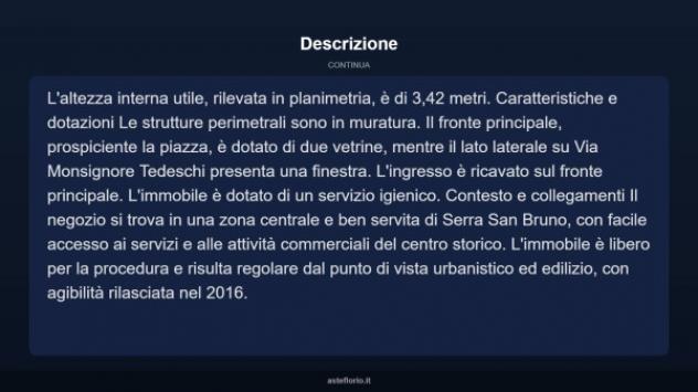 Immobile in asta di 47 m² in vendita a Serra San Bruno - Foto 9