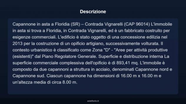Immobile in asta di 893 m² in vendita a Floridia - Foto 9