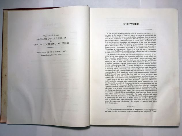 Libro su termochimica per la produzione acciaio. 1960 - Foto 5