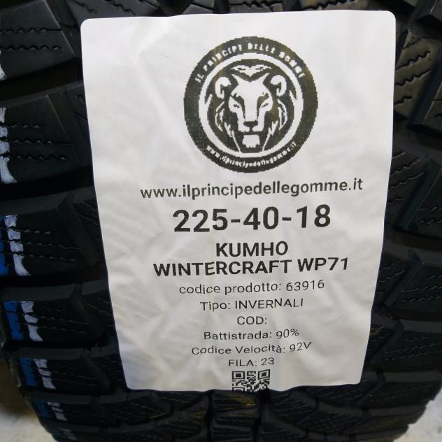 2 GOMME 225 40 18 KUMHO A63916 - Foto 2