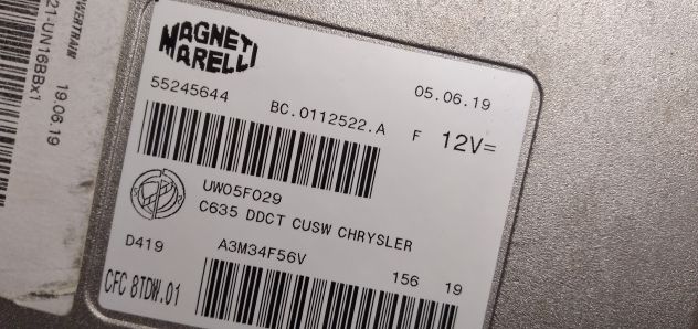 CENTRALINA CAMBIO CFC 8TDW.01 JEEP Renegade 55245644 -- 1600 Diesel - Foto 7