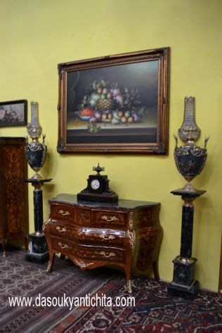 Comò – cassettone intarsiato stile Luigi XV - Foto 2